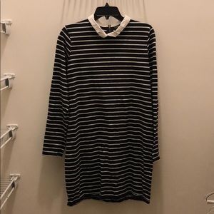 Striped forever 21 shirt-dress